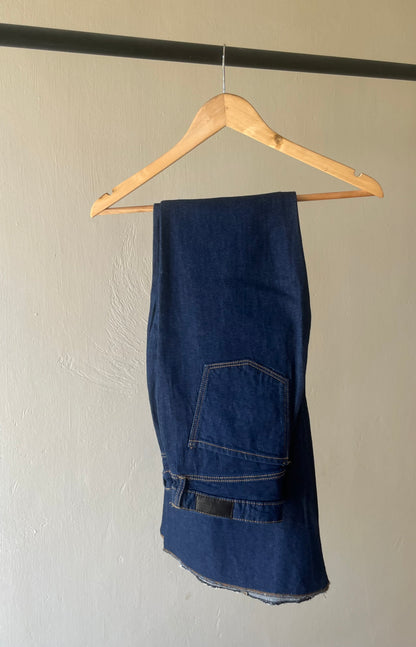 HIGH RISE FISH TAIL JEANS