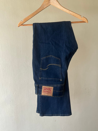 HIGH RISE FLARED JEANS