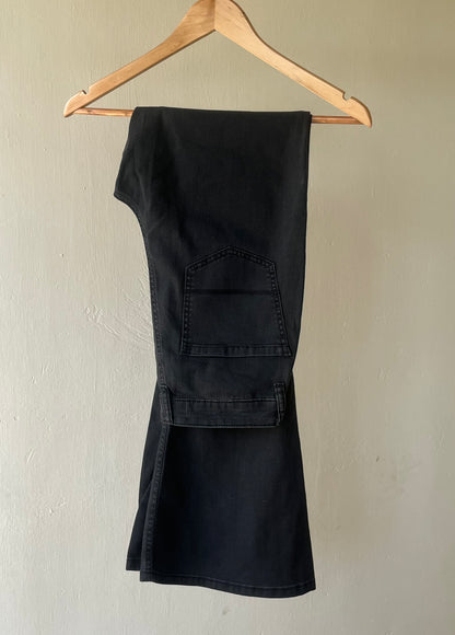 HIGH RISE FLARED JEANS