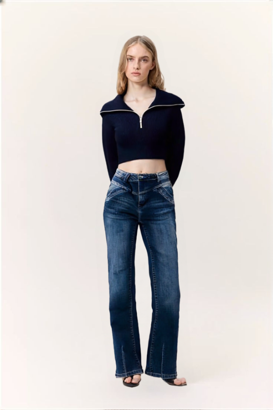 BARREL STRAIGHT FIT JEANS