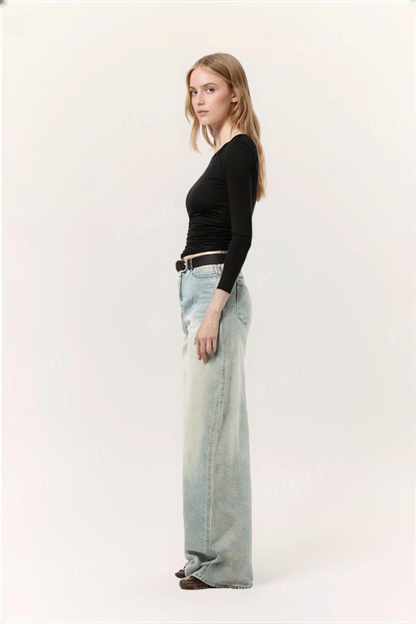 WIDE LEG JEANS