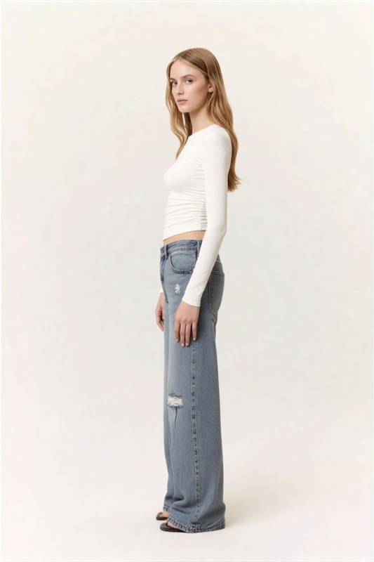 WIDE LEG JEANS