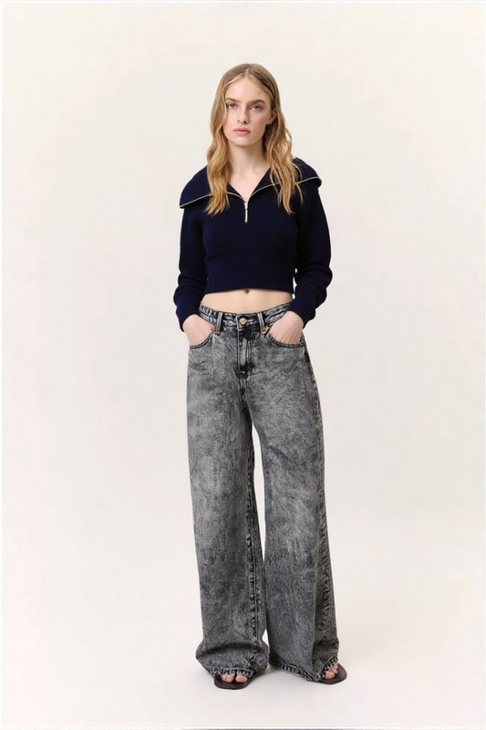 WIDE LEG JEANS