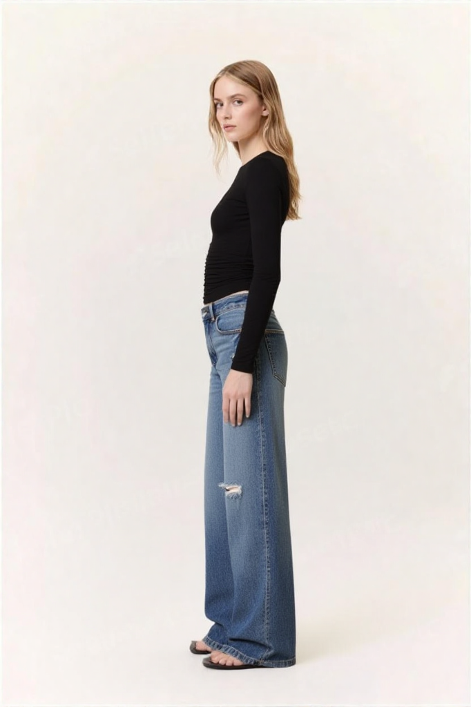 WIDE LEG JEANS